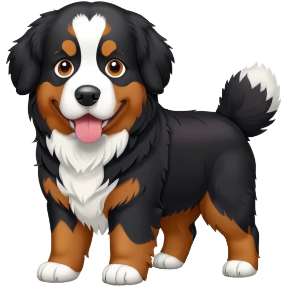 bernese mountain dog  emoji