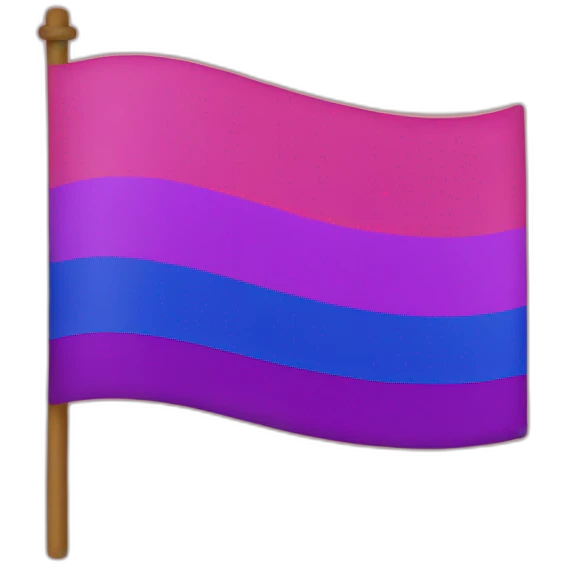 Bisexual flag emoji