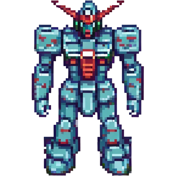 Gundam, no background emoji
