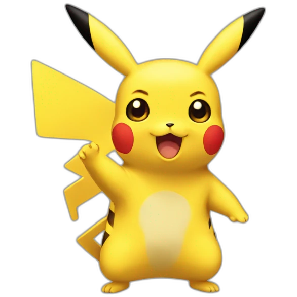pikachu diying emoji