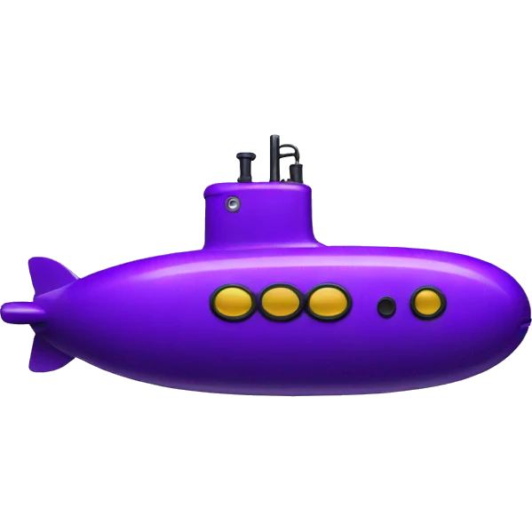 purple submarine emoji