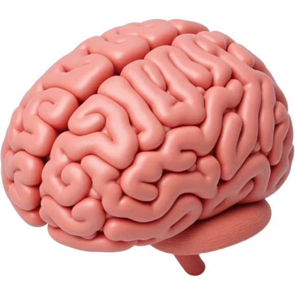 brain simple emoji
