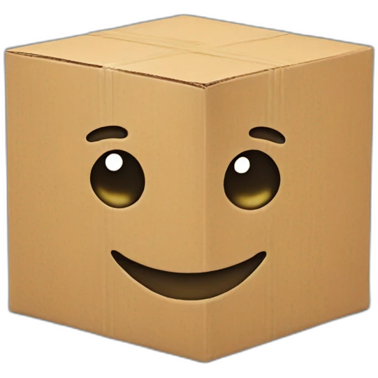box with smile emoji