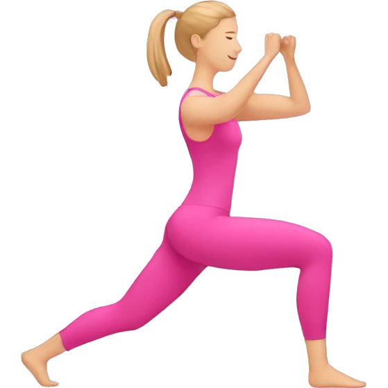 Pink Pilates emoji