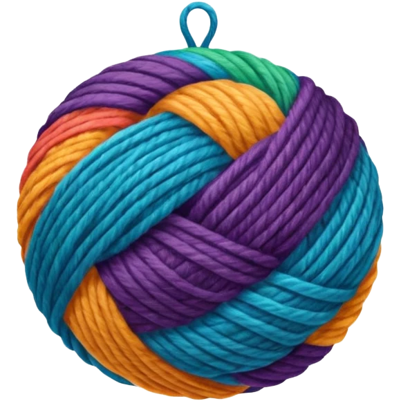 Rolled Yarn Ball emoji