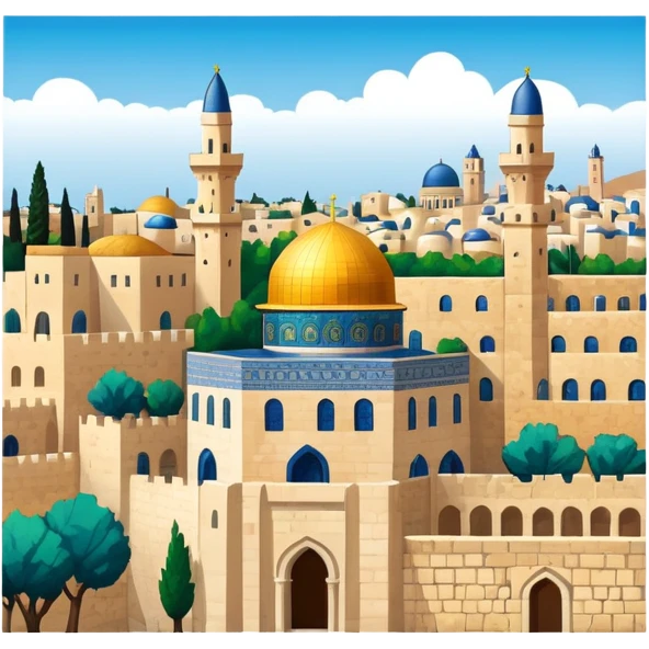 Jerusalem İsrael emoji