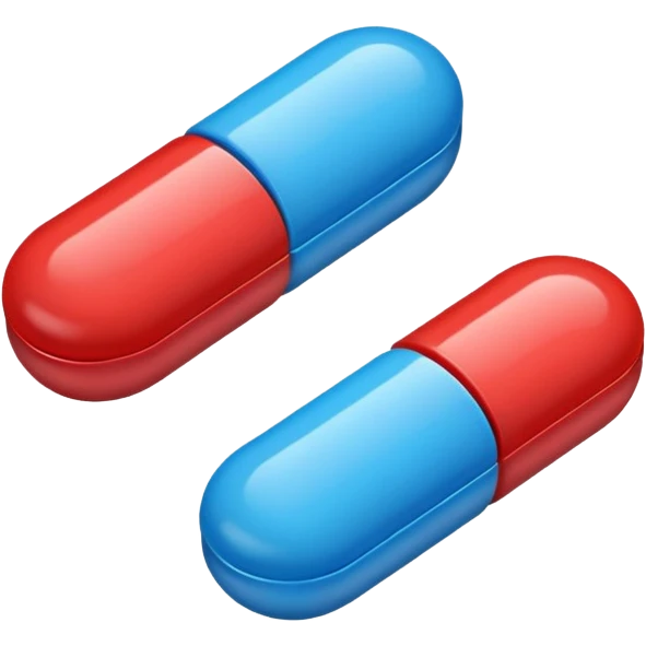 пігулка червоно синя emodji emoji