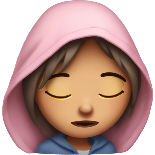 Tired no sleep girl emoji