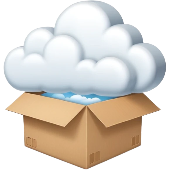 cloud box emoji