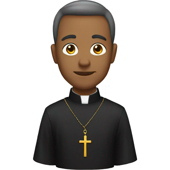 The priest emoji