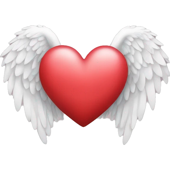 heart with angel wings emoji