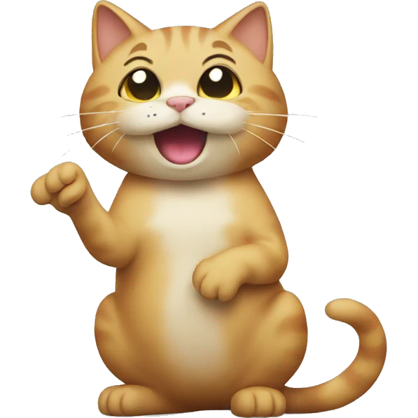 cat farting emoji