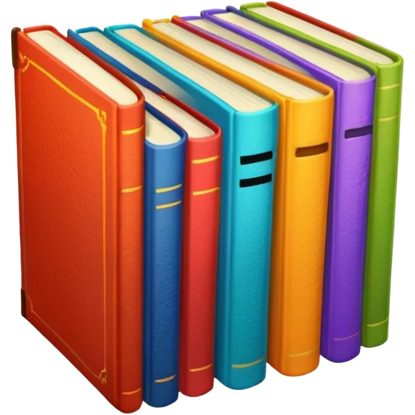 colorful book emoji