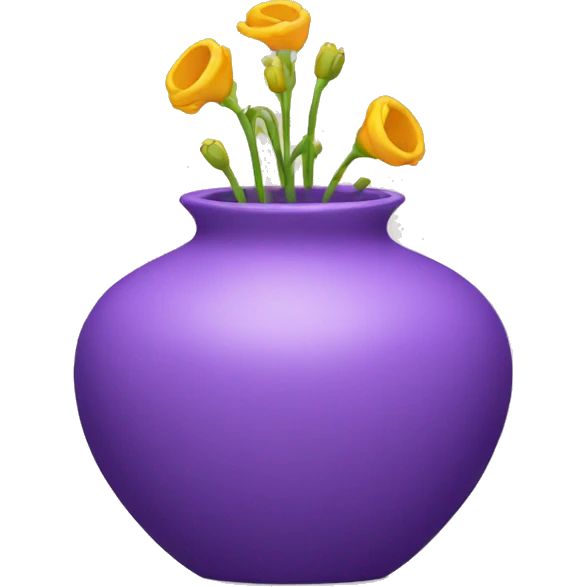 purple vase emoji