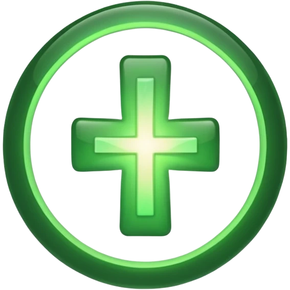 discord emoji's for a sword, shield, and a healing icon in the same style. Make it 3 separate emojis emoji