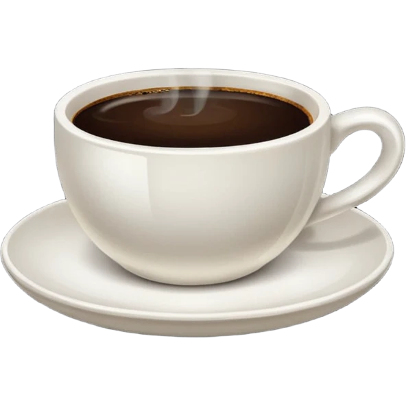 black coffee emoji