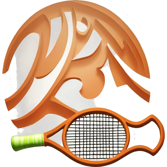 Roland Garros logo tennis emoji
