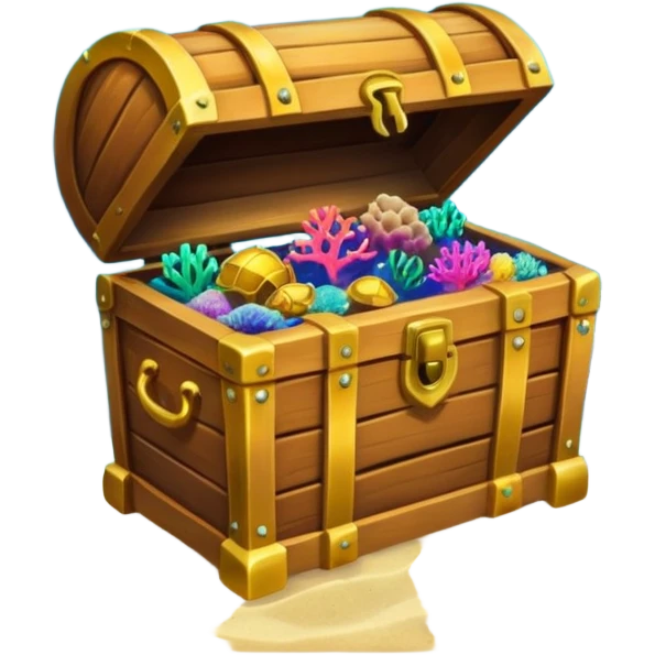 Coral Reef Treasure emoji