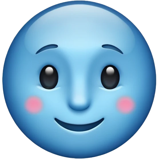 Blue good tick emoji emoji