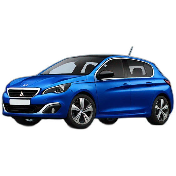 Peugeot 308 bleu avatar emoji