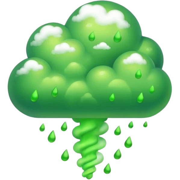 poisonous gas, isometric emoji