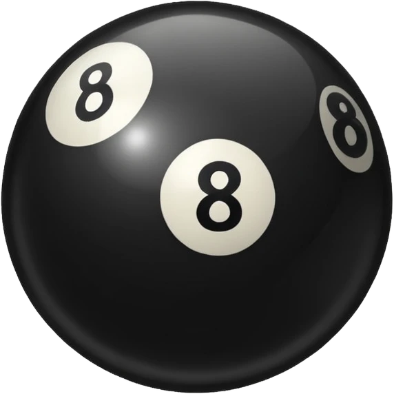 eight ball (billards) emoji