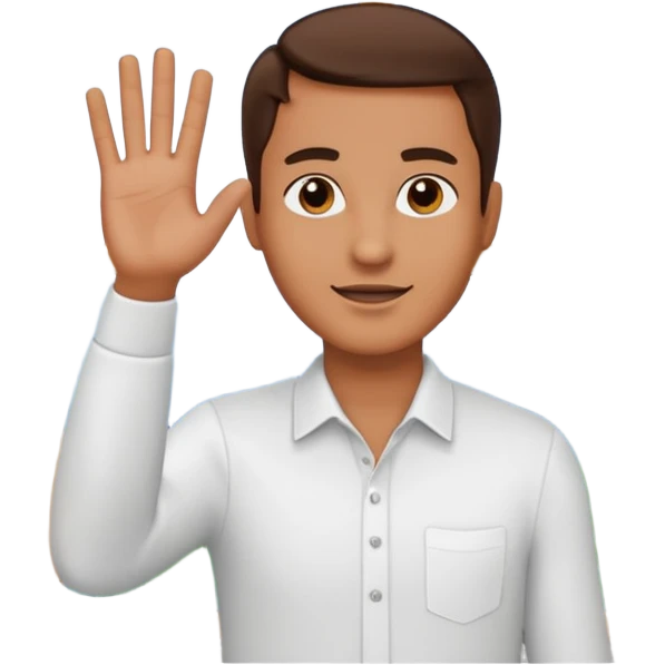 pullman finestra uomo che saluta emoji