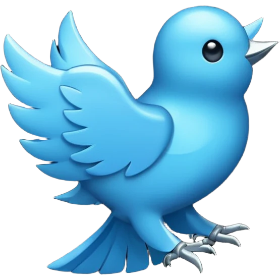 x twitter logo emoji