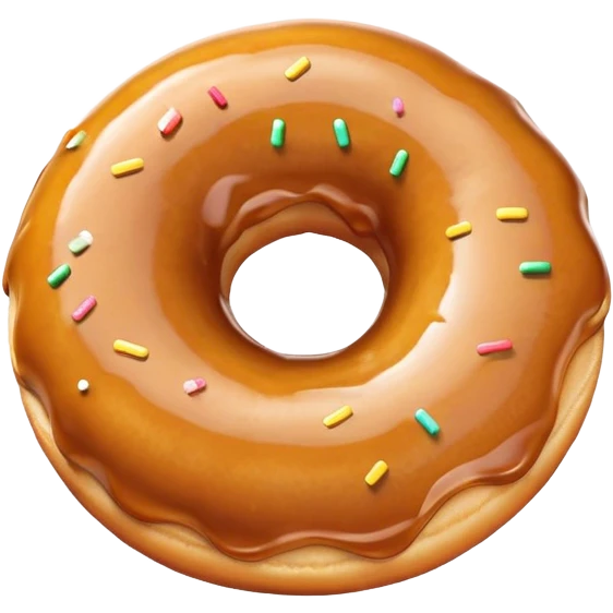 Donut drinking beer emoji