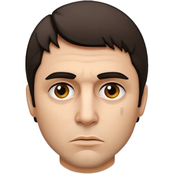 Emoji serio con sicatiz de tony montana emoji
