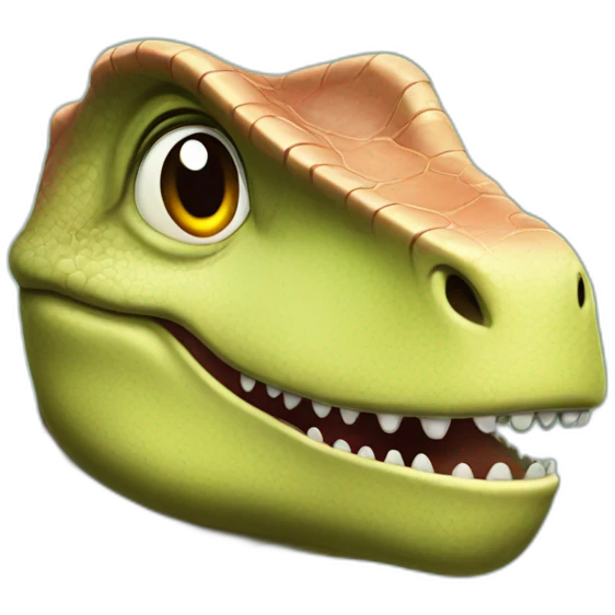 Bisous dinosaure emoji