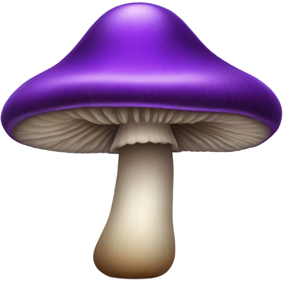 Purple mushroom emoji