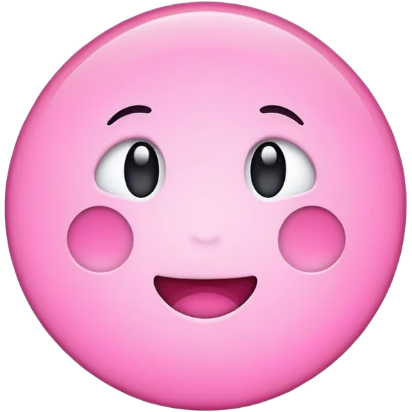 pink circle plain emoji