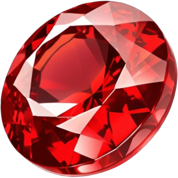 red magical stone emoji