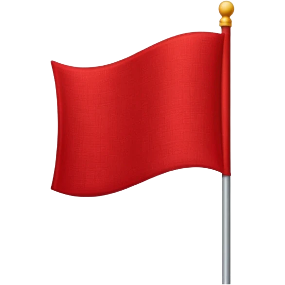 red flag emoji