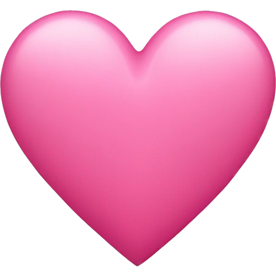 Pink heart  emoji