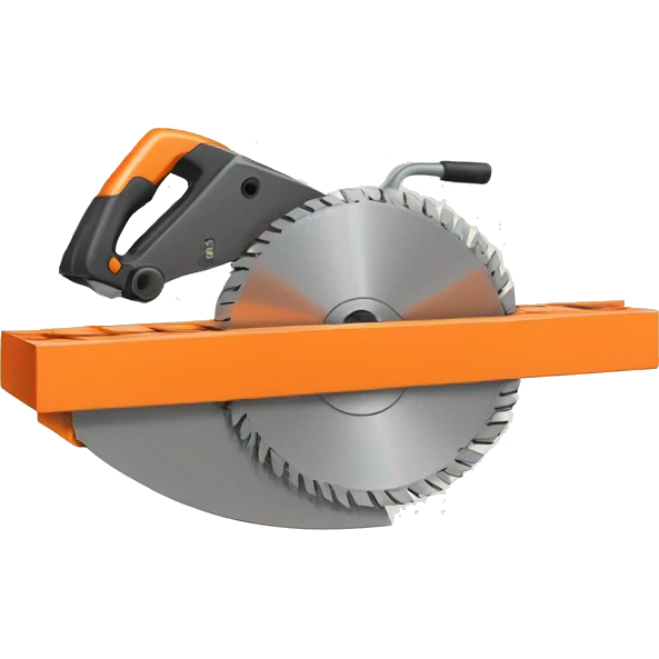 tile saw in orange emoji
