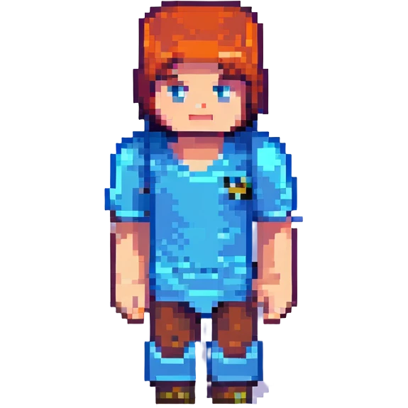 Minecraft avatar doing a 'gyatt' pose, pixel art, blocky and funny, no text emoji