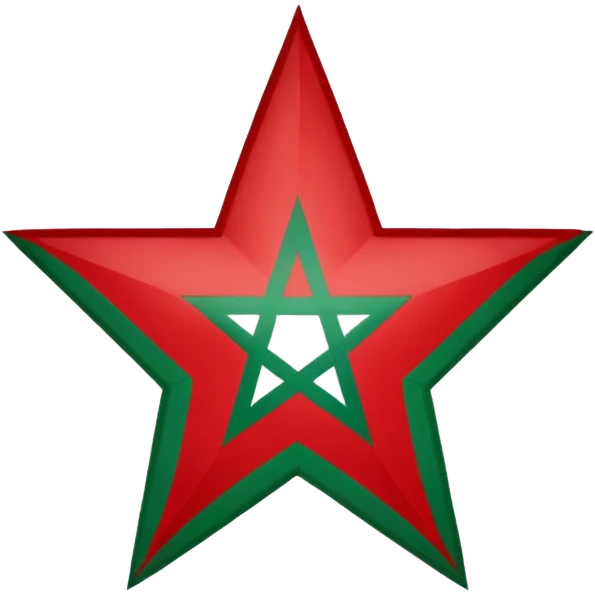 Drapeau du Maroc original emoji