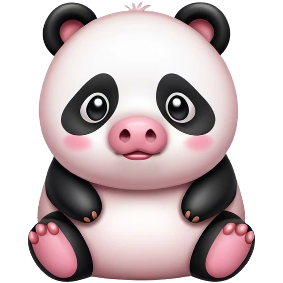 Panda piggy  emoji
