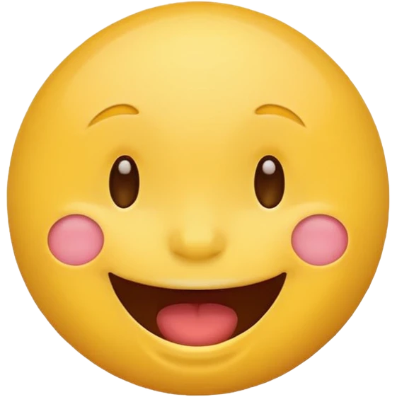Round face emoji laughing  emoji