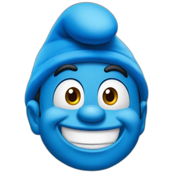 macron smurfs emoji