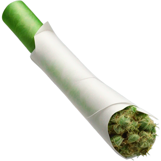 a perfectly rolled joint  emoji