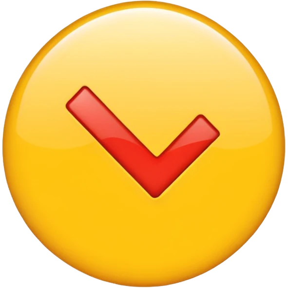 Centang kuning emoji