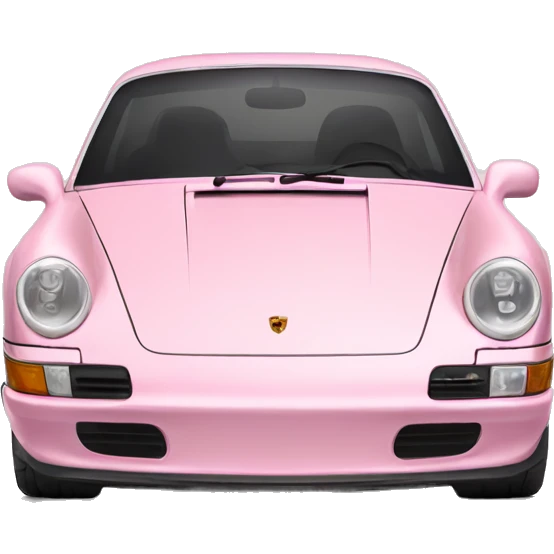 Soft pink Porsche  emoji