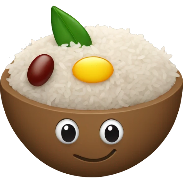 Rice and beans Puerto Rican style  emoji