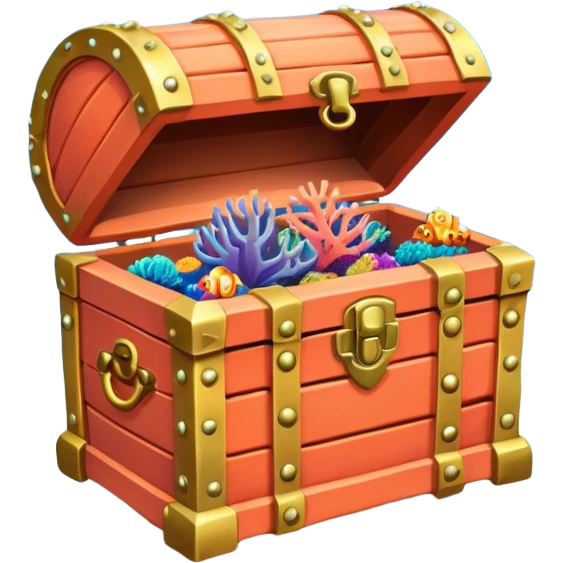 Coral Reef Treasure emoji