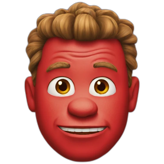 red-shrek emoji