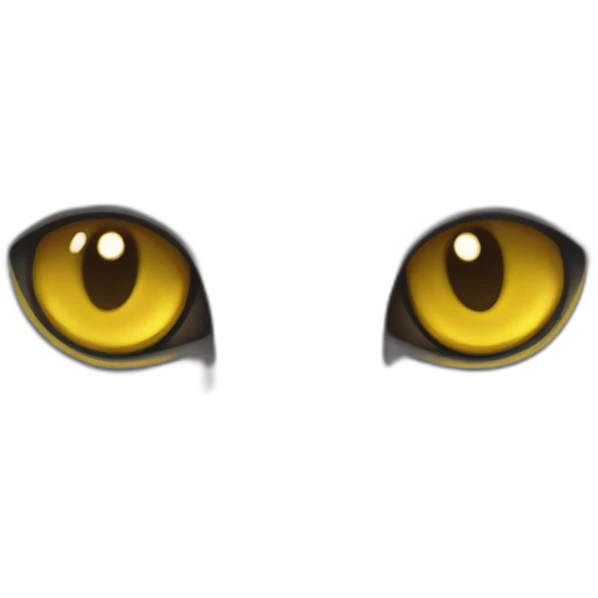 A british shorthair cat in schildpatt with white bless and with yellow eyes emoji
