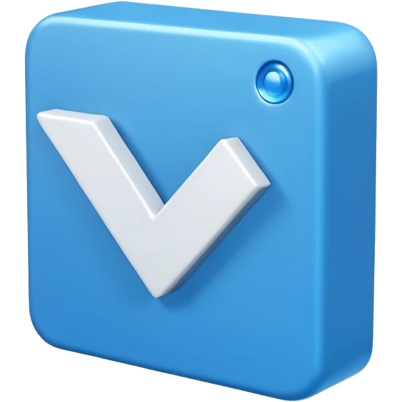 can u make roblox blue square checkmark and square should be tilted emoji